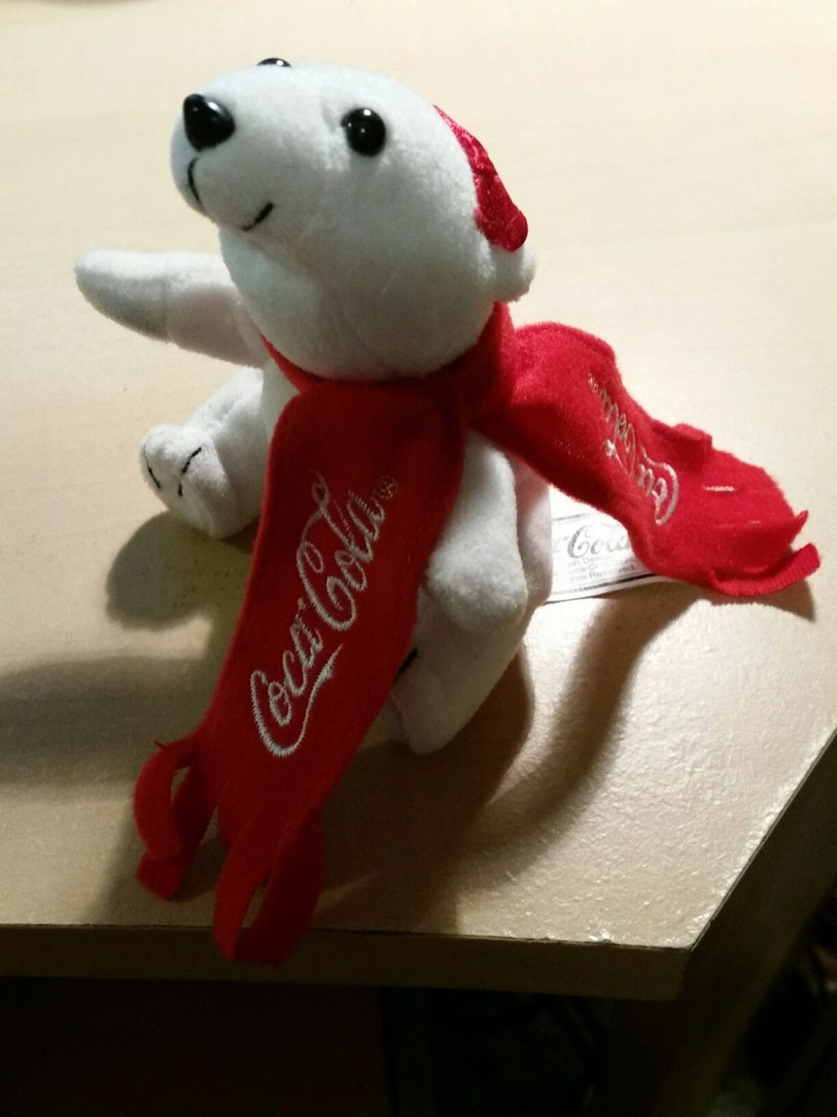 coca cola plush polar bear