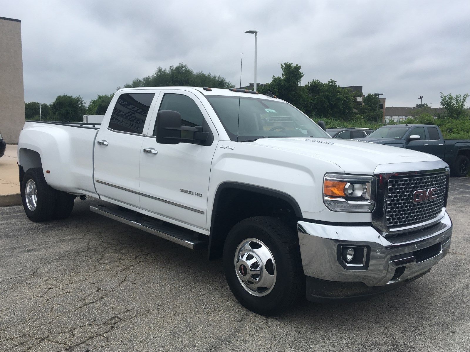 2015 Gmc Sierra 3500 Slt White Gmc Sierra Slt 3500 4x4