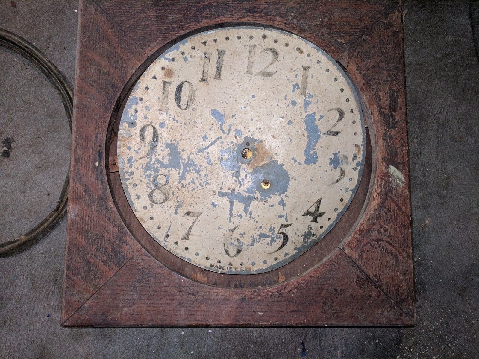 OLD ANTIQUE E. INGRAHAM CLOCK FOR REPAIR OR PARTS Antique Price