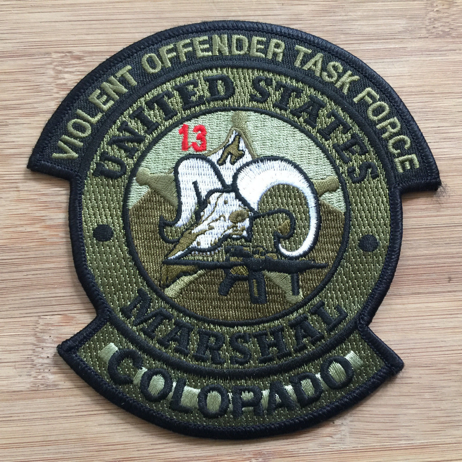 Us marshals service votf district of colorado 13 od genuine