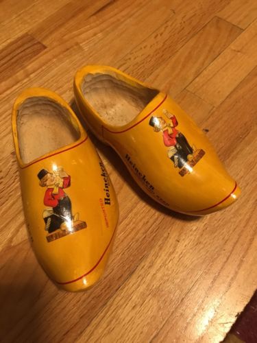 antique dutch wooden shoes