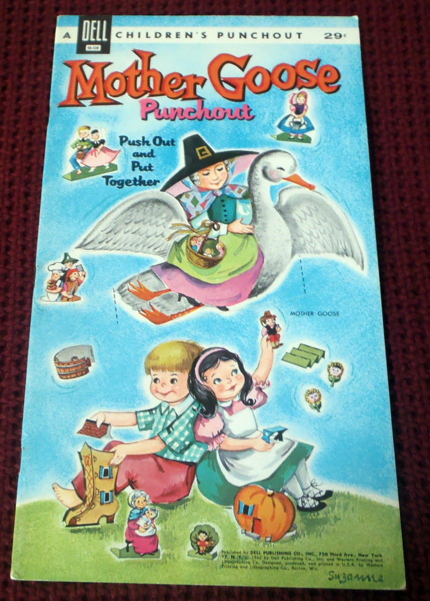vintage mother goose doll