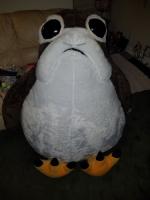 giant porg plush