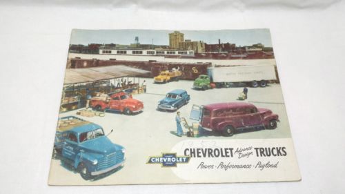 1952 Chevrolet Truck Sales Brochure Antique Price Guide Details Page
