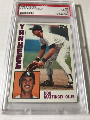 1984 Topps Don Mattingly Rookie Card Psa 9 Mint Antique Price