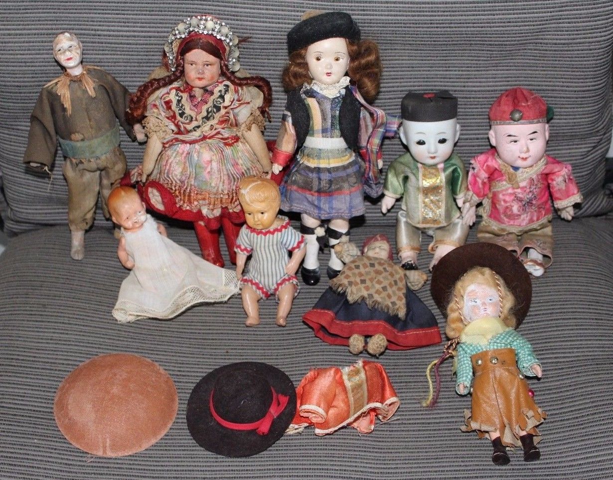 small antique dolls