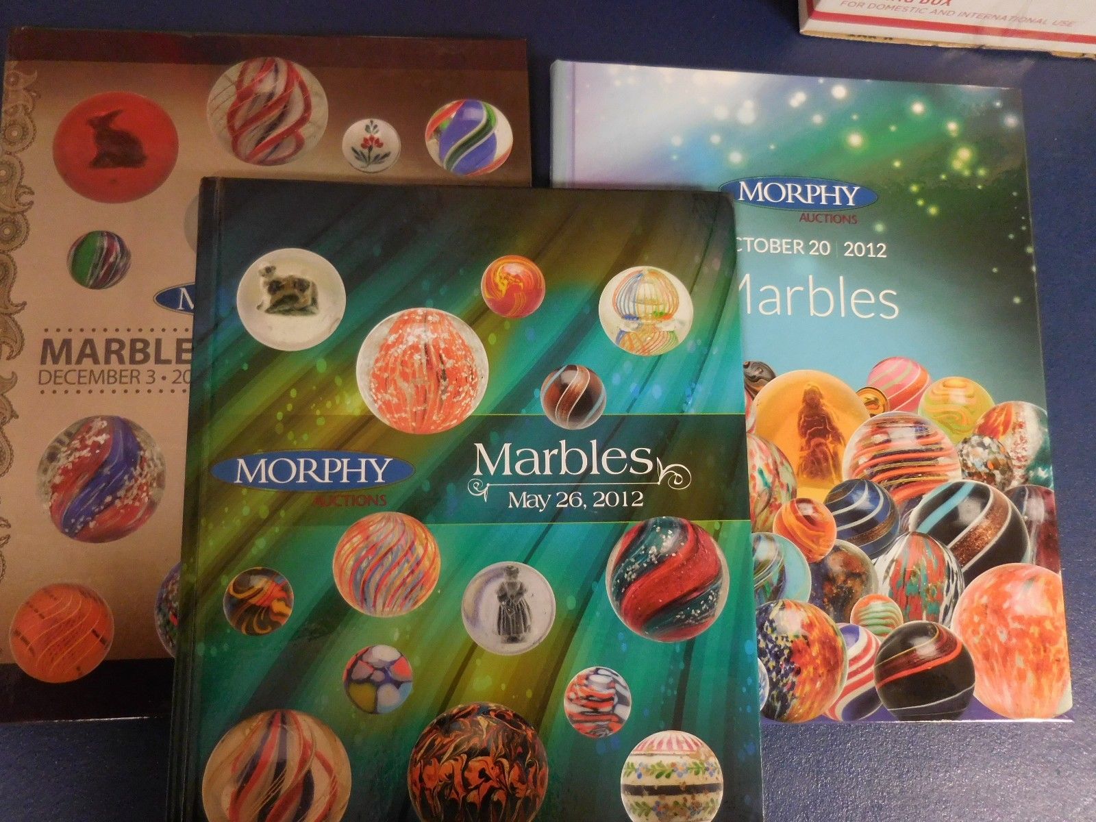 3 AUCTION CATALOGSMORPHY GLASS MARBLES Antique Price Guide Details