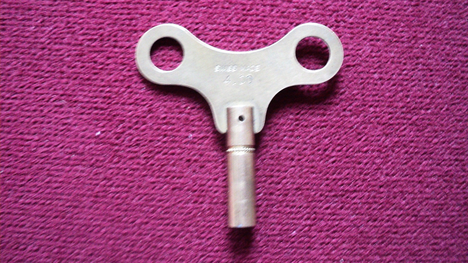 Old Antique Solid Brass Clock WindUp Key Swiss Made Antique Price