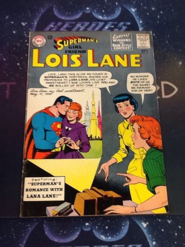 Silver Age Comic Supermans Girlfriend Lois Lane #41 Romance Wi photo