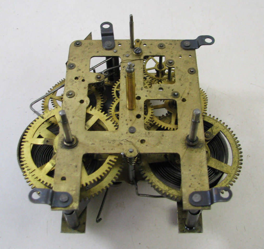 ANTIQUE WATERBURY MANTEL SHELF CLOCK MOVEMENT PARTS REPAIR Antique