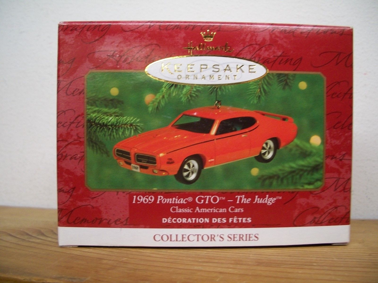 Hallmark Keepsake Ornament 2000 1969 Pontiac GTO 10 in Classic Cars