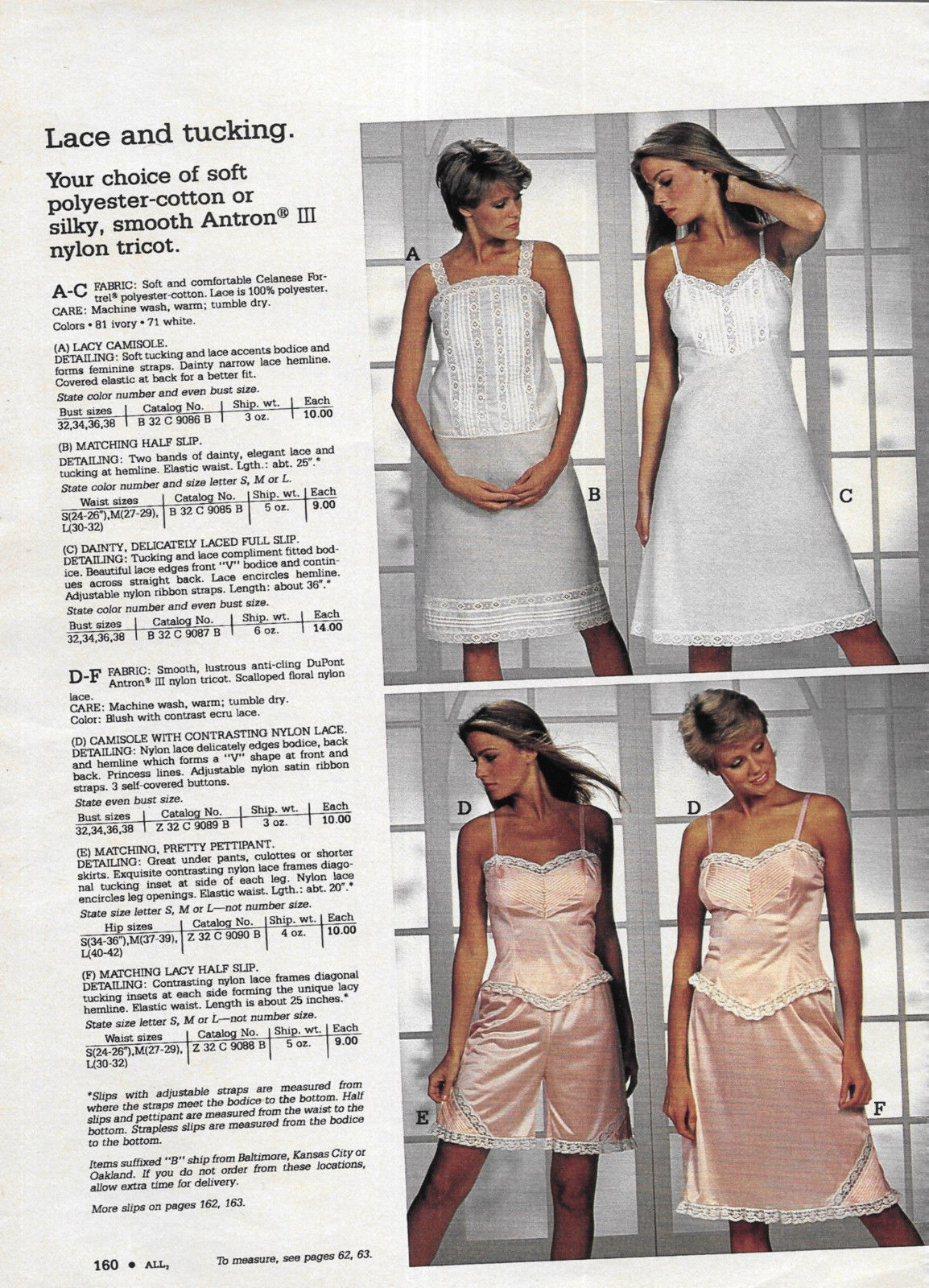 Tiny Lot of Vintage Catalog Lingerie Slip Undies Photo Clippings