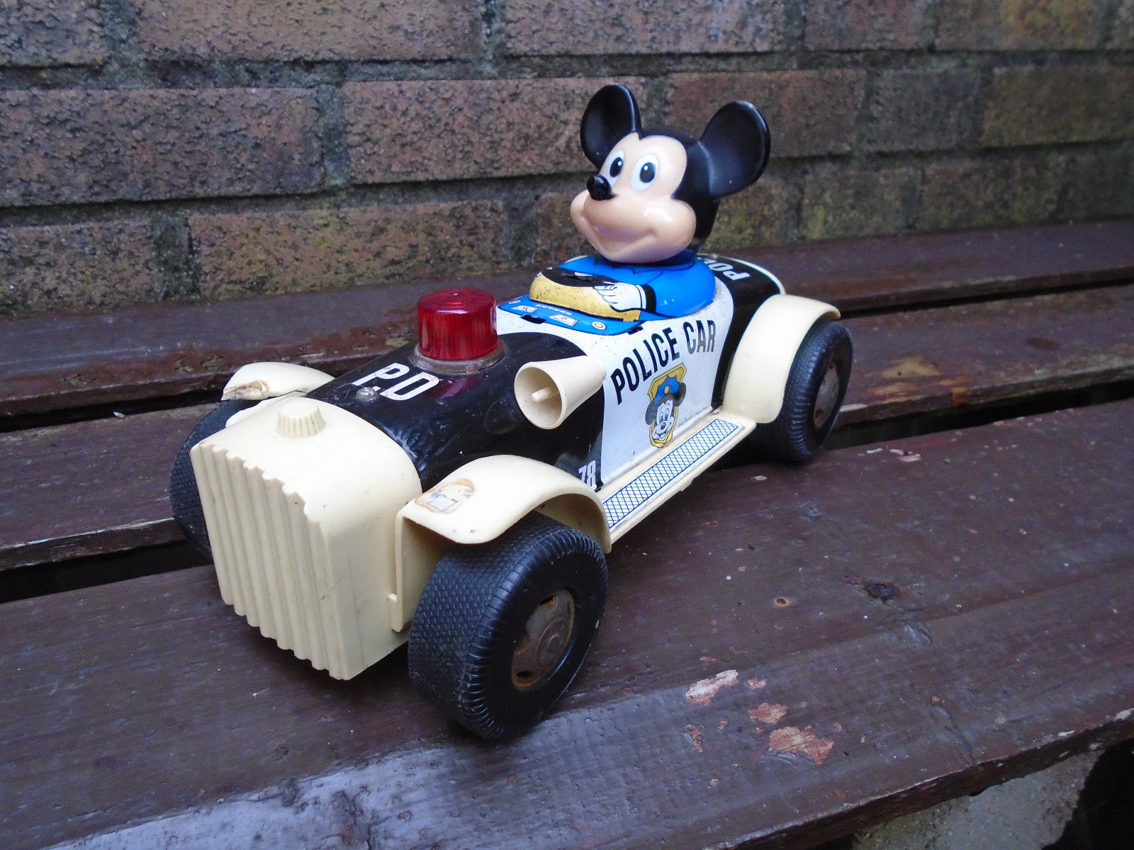 mickey mouse police car