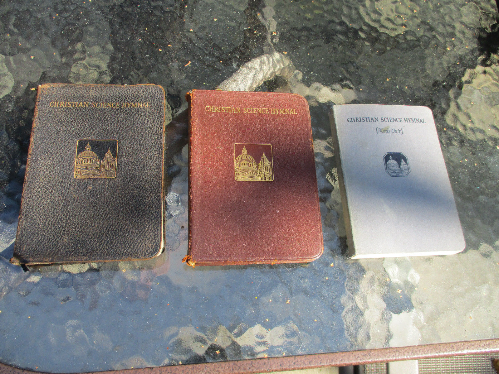Lot of 3 Vintage Antique Christian Science Hymnals Words Only Religious Books Antique Price