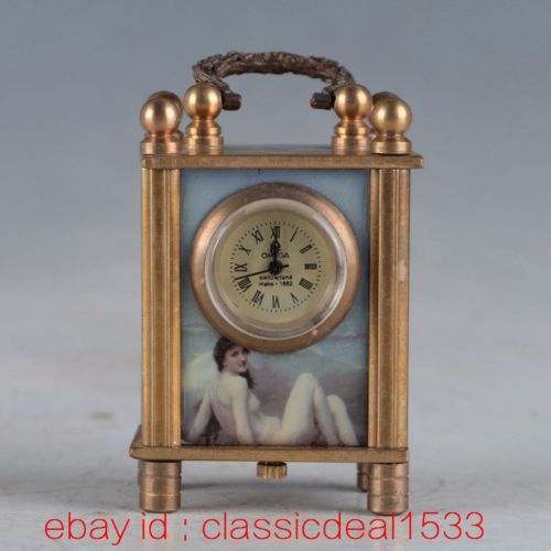 Vintage Collectible Old Chinese Brass Handwork Mechanincal Globe Clock PA1169 Antique Price