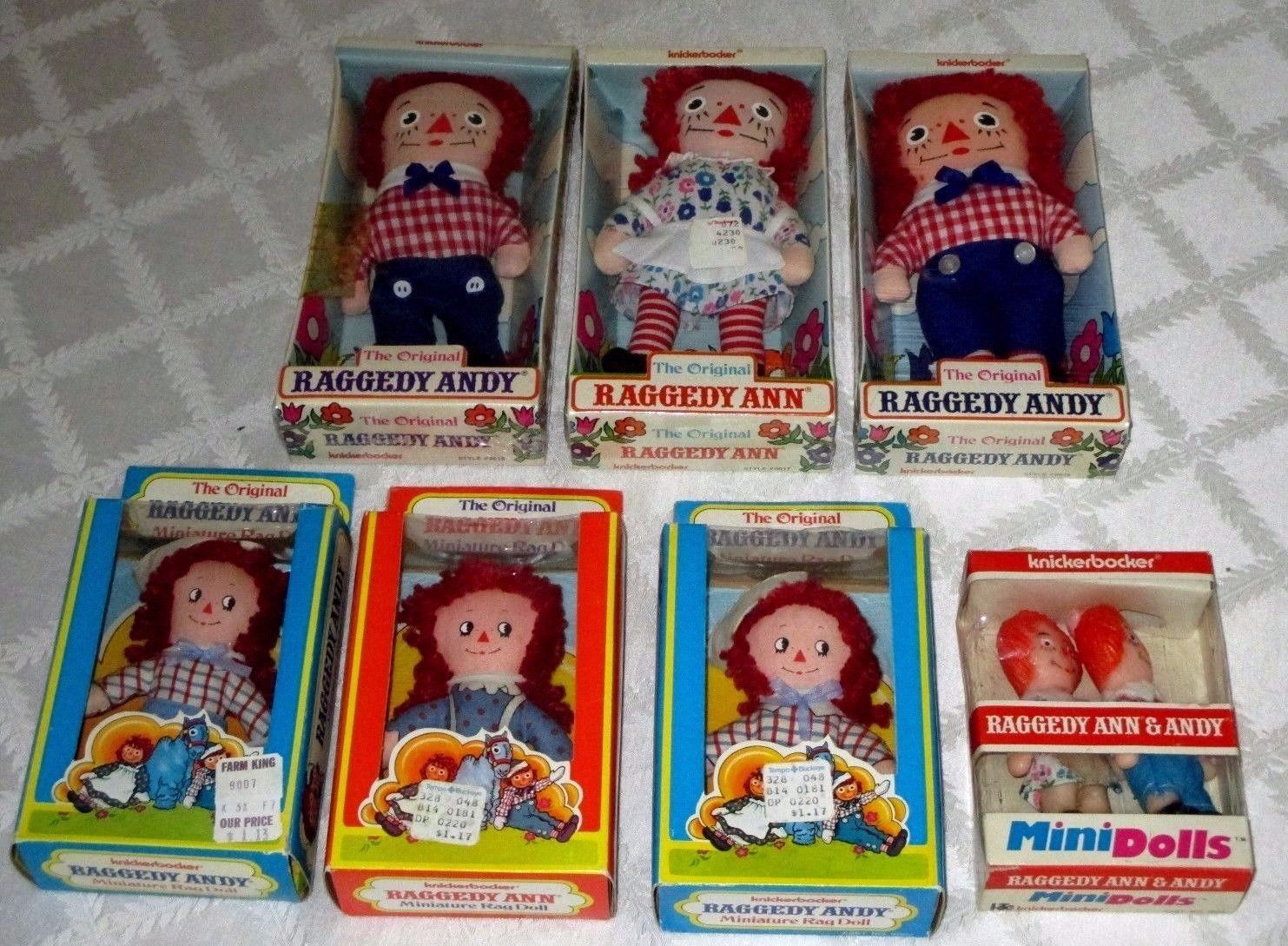 original raggedy ann and andy dolls