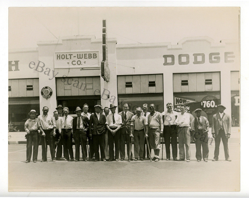 DODGE AUTOMOBILE DEALERSHIP 1936 HOLTWEBB CO. VAN NUYS CALIFORNIA