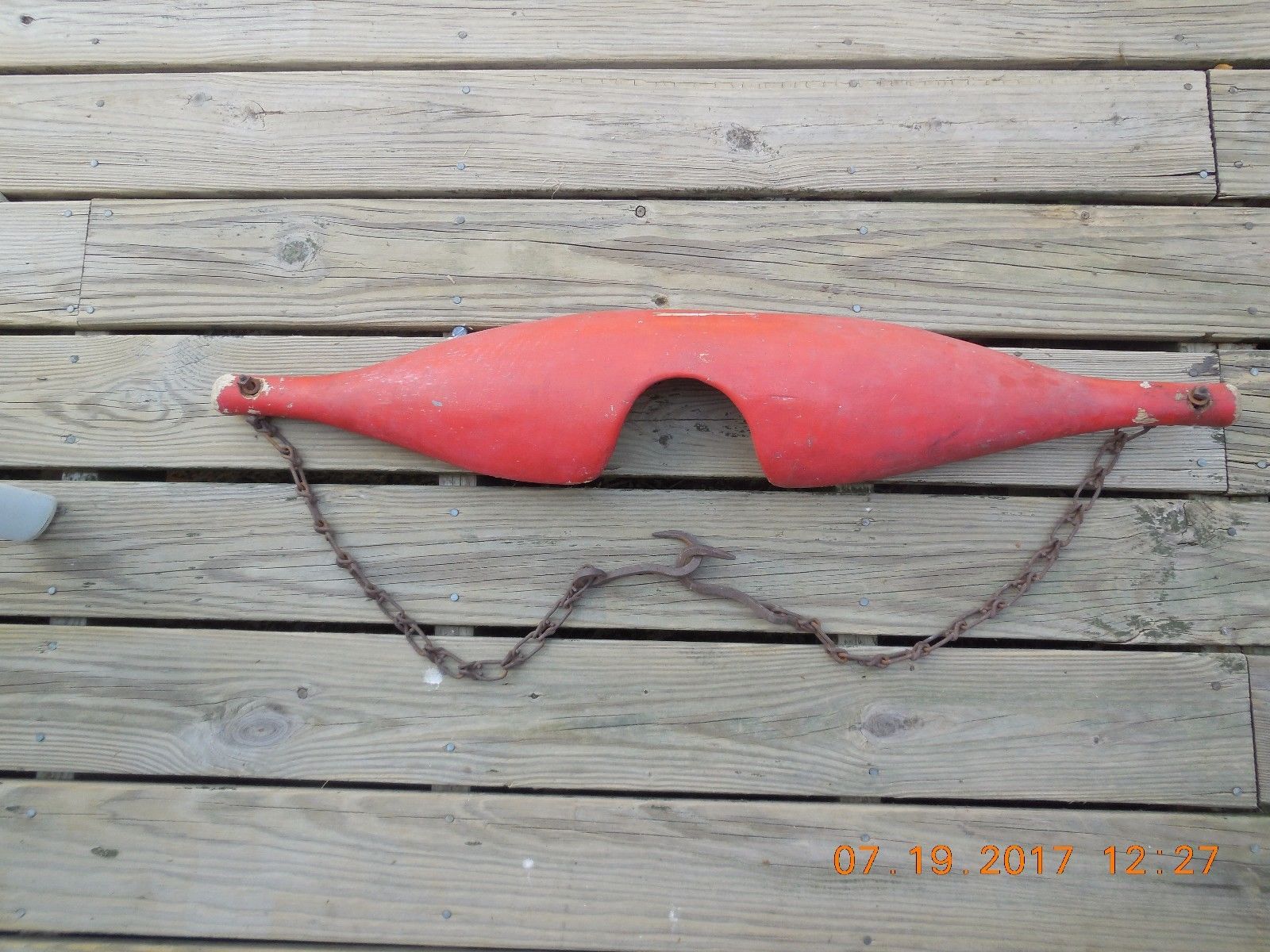 Antique Vermont Wooden Water / Sap Bucket Carrier Shoulder Yoke In Old
