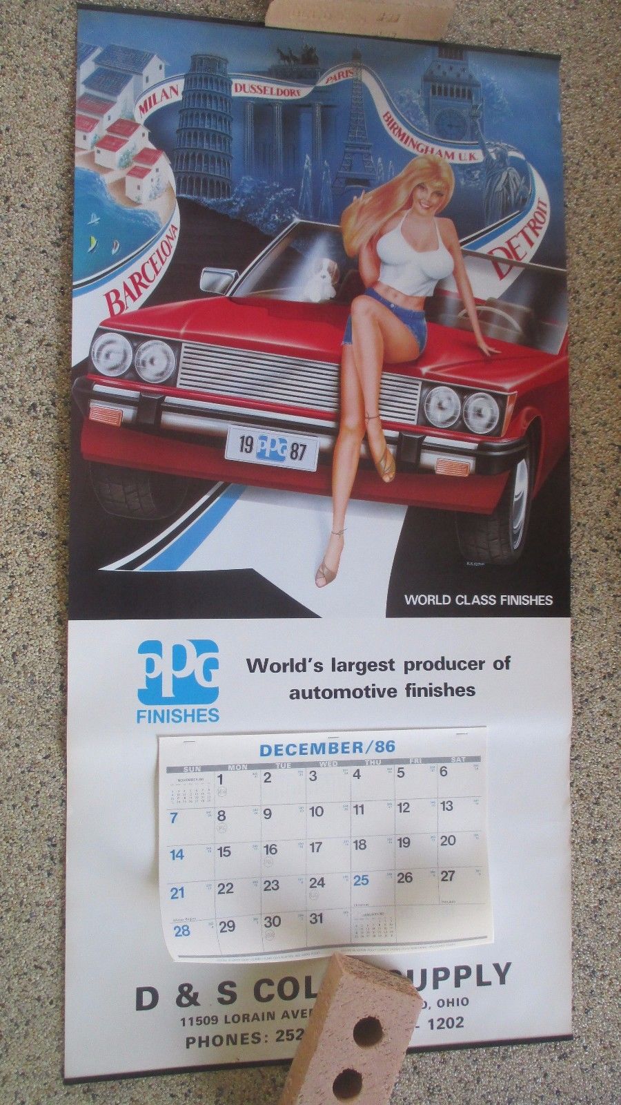 nos-86-87-ditzler-ppg-paint-pin-up-girl-calendar-vintage-art-antique-price-guide-details-page