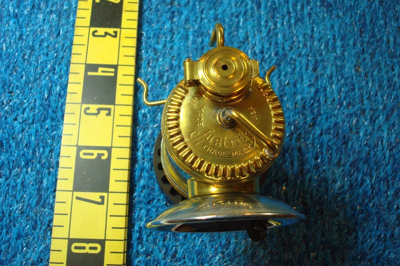 "NEW" JUSTRITE CARBIDE LAMP Antique Price Guide Details Page