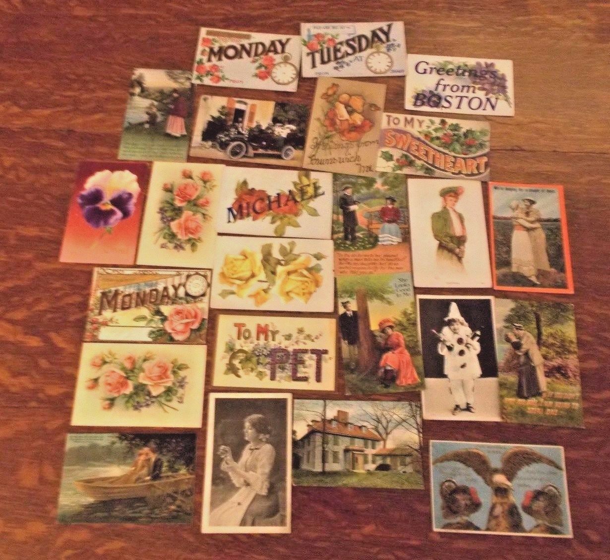 23 Very Old and Unused Post Cards Antique Price Guide Details Page