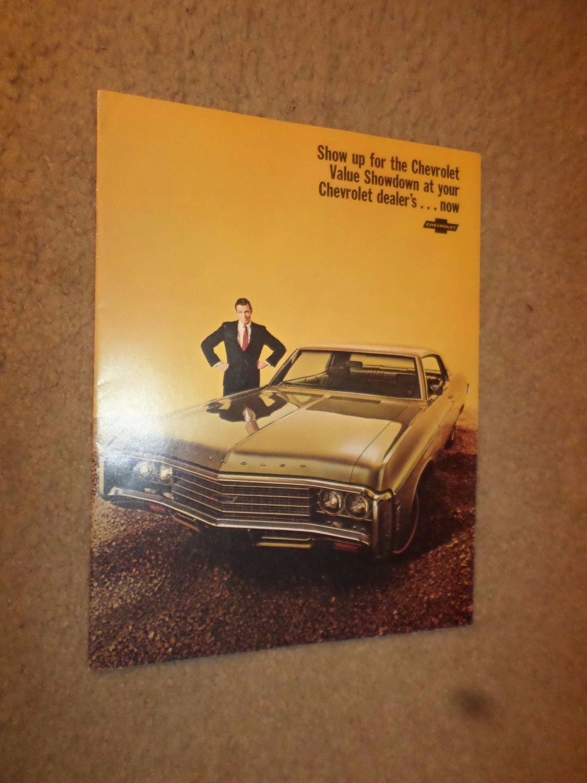 1969 Chevrolet "Corvette Camaro Chevelle Caprice Nova" Car Dealer Sales