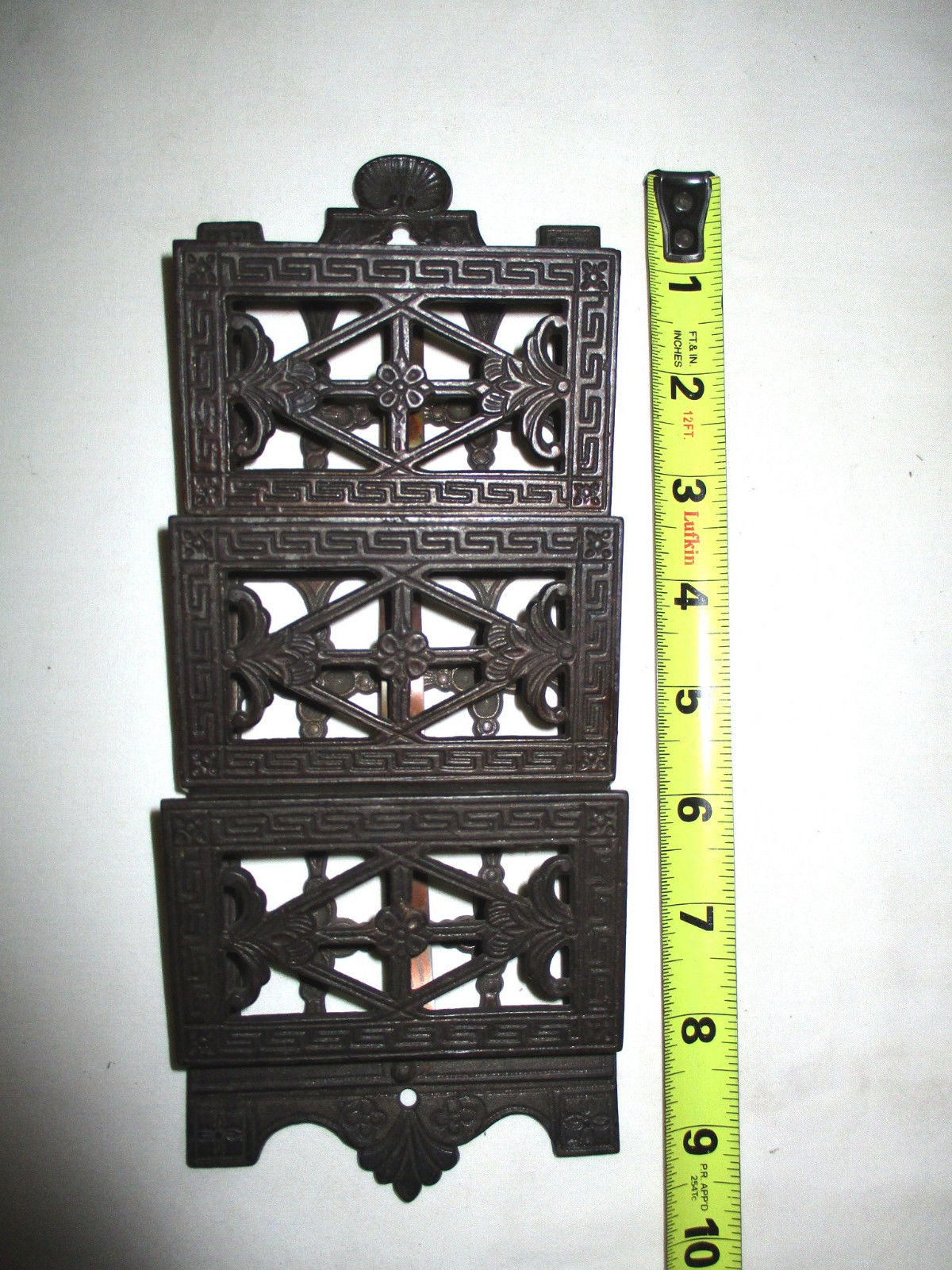 Antique Cast Iron Wall Letter Rack Paper Holder Antique Price Guide