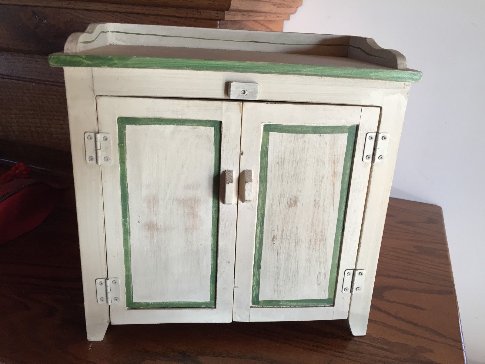 Child S Small Pie Safe Kitchen Cabinet Tin Sides Antique