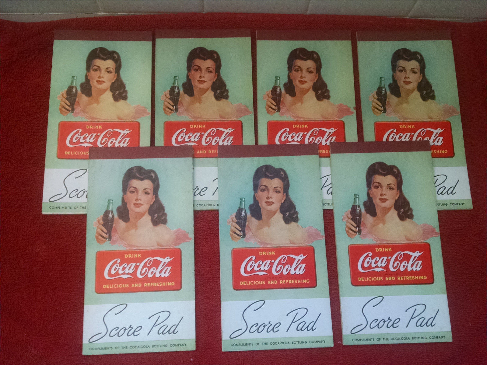 coca-cola-bridge-score-pads-1940-s-nos-you-get-7-score-pads-ww2-era-un-used-antique
