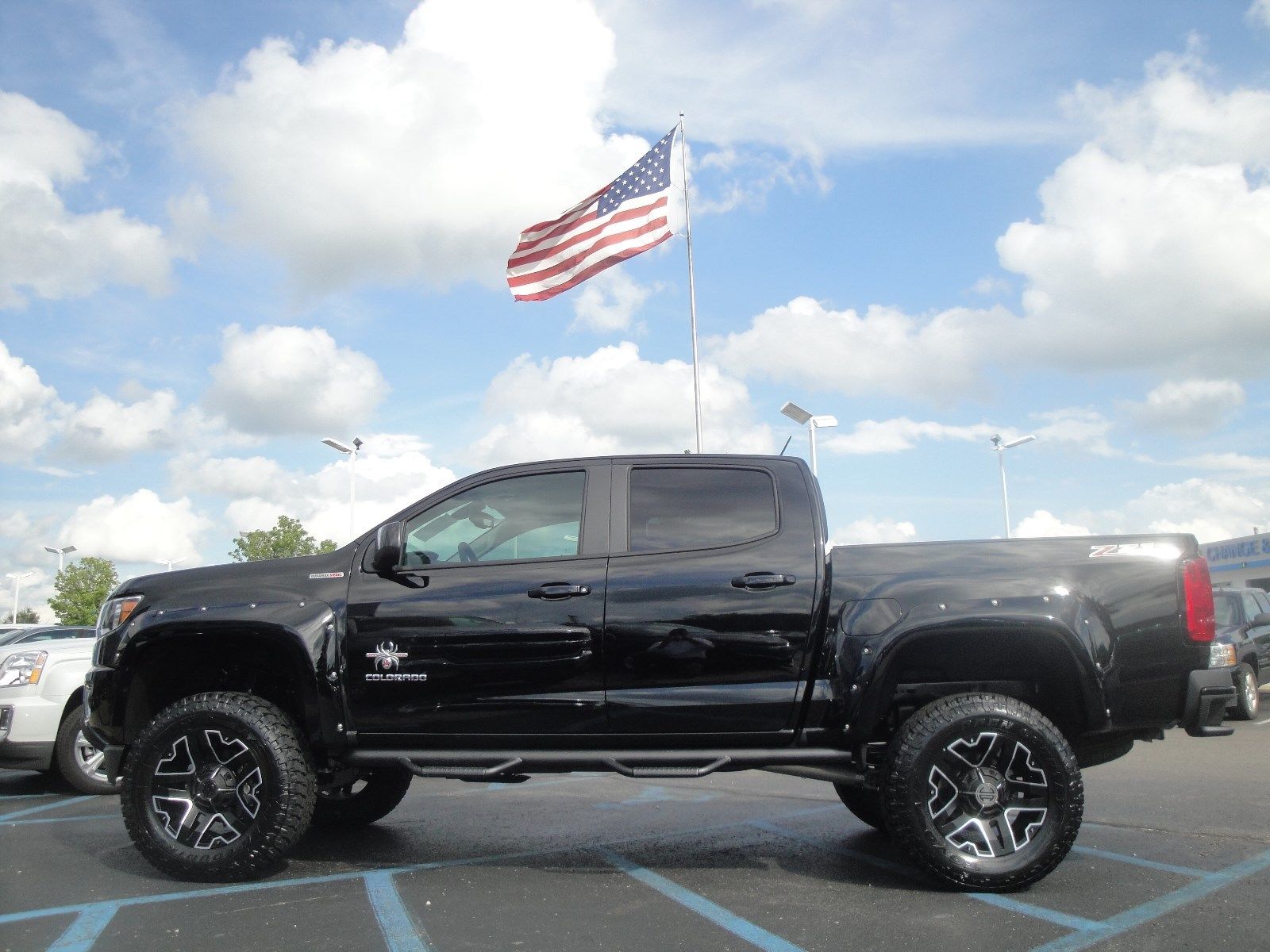 2017 Chevrolet Colorado Short Crew Cab Custom Black Widow Lifted New