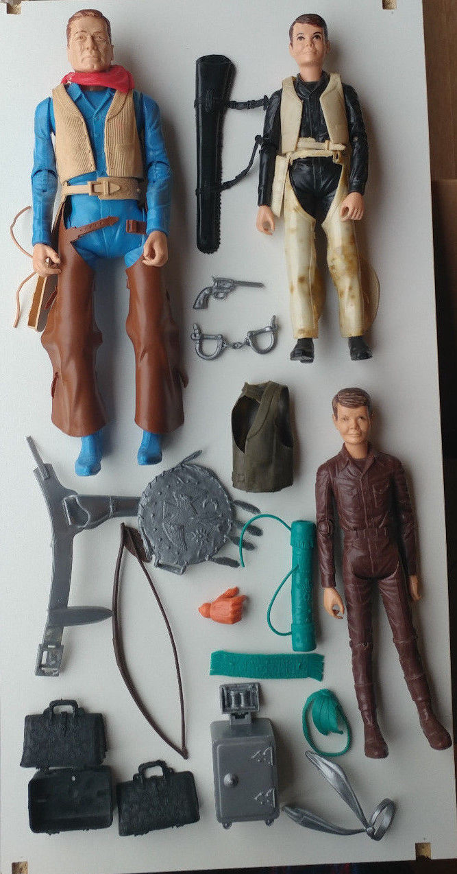 Vintage marx best of the west botw johnny west figure lot canada