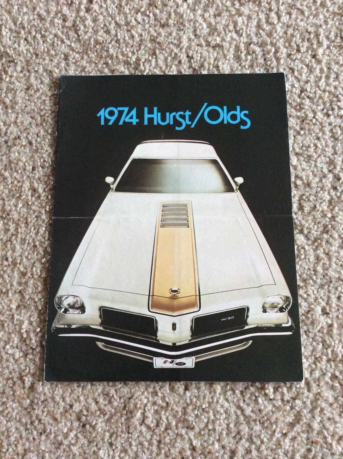 1974 Hurst Oldsmobile original dealership showroom color sales handout