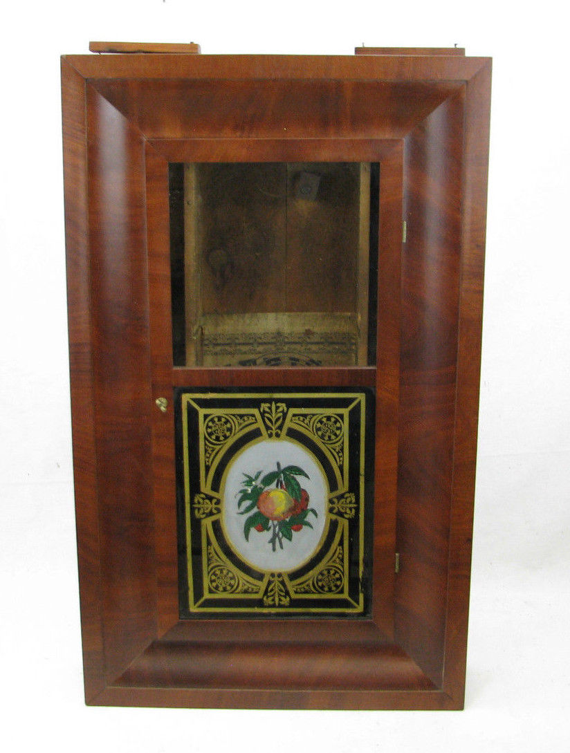 ANTIQUE NEW HAVEN OG WEIGHT DRIVEN CLOCK CASE PARTS REPAIR Antique