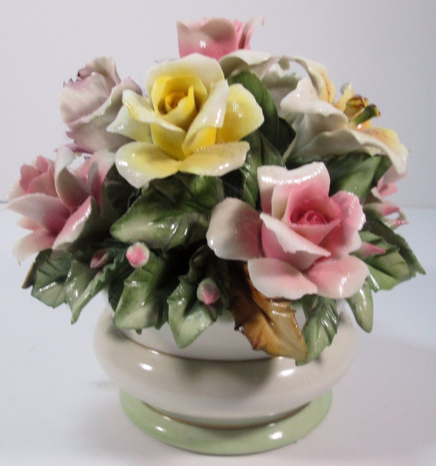 Capodimonte Flower Basket Made In Italy - www.inf-inet.com