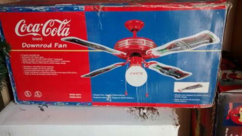 Coca Cola Ceiling Fan New In Box Unoppened Box Coke Fan