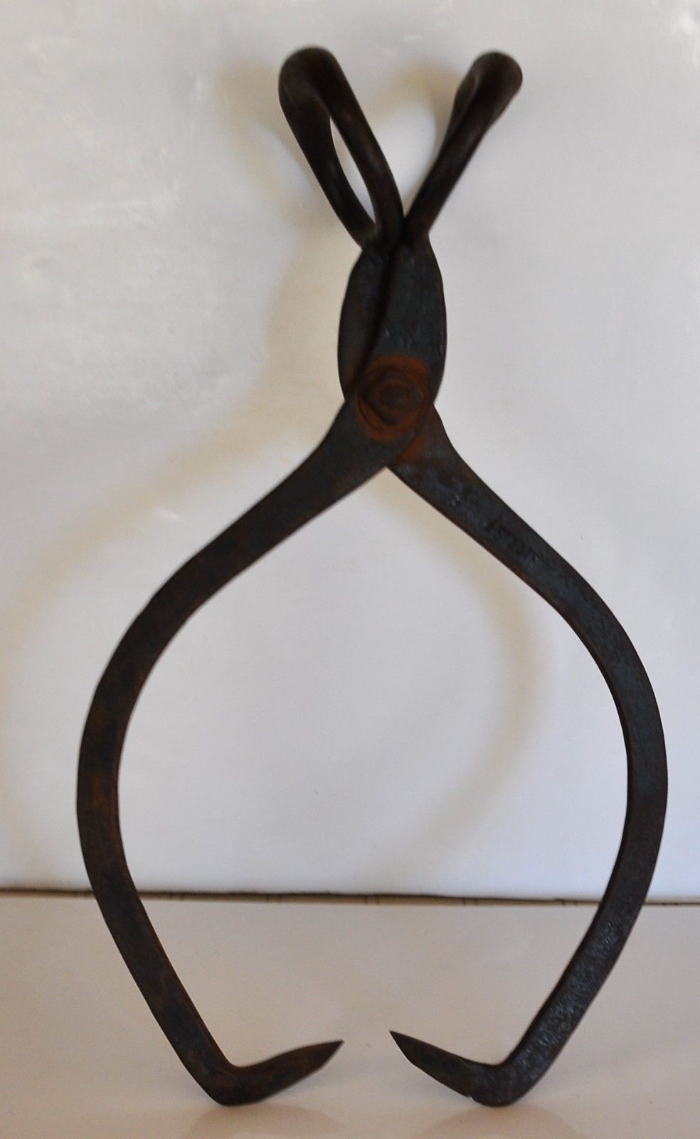 Antique Primitive Ice Block Tongs Used To Carry Ice Blocks 1800''s Farm