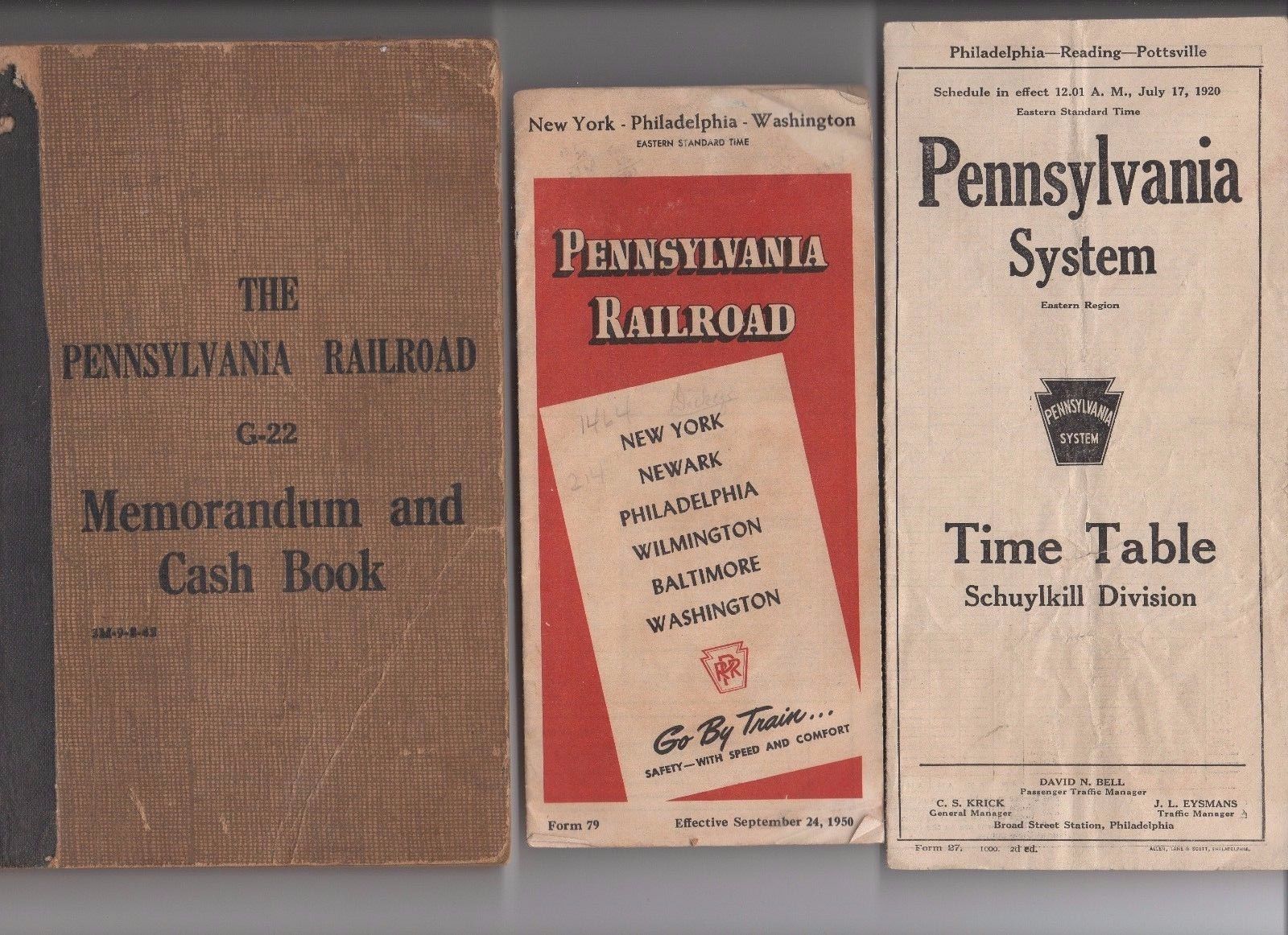 1940s NY PENNSYLVANIA PA Railroad Timetable CASH BOOK RR TRAIN SCHEDULE 1940s-ny-pennsylvania-pa-railroad-timetable-cash-book-rr-train-schedule