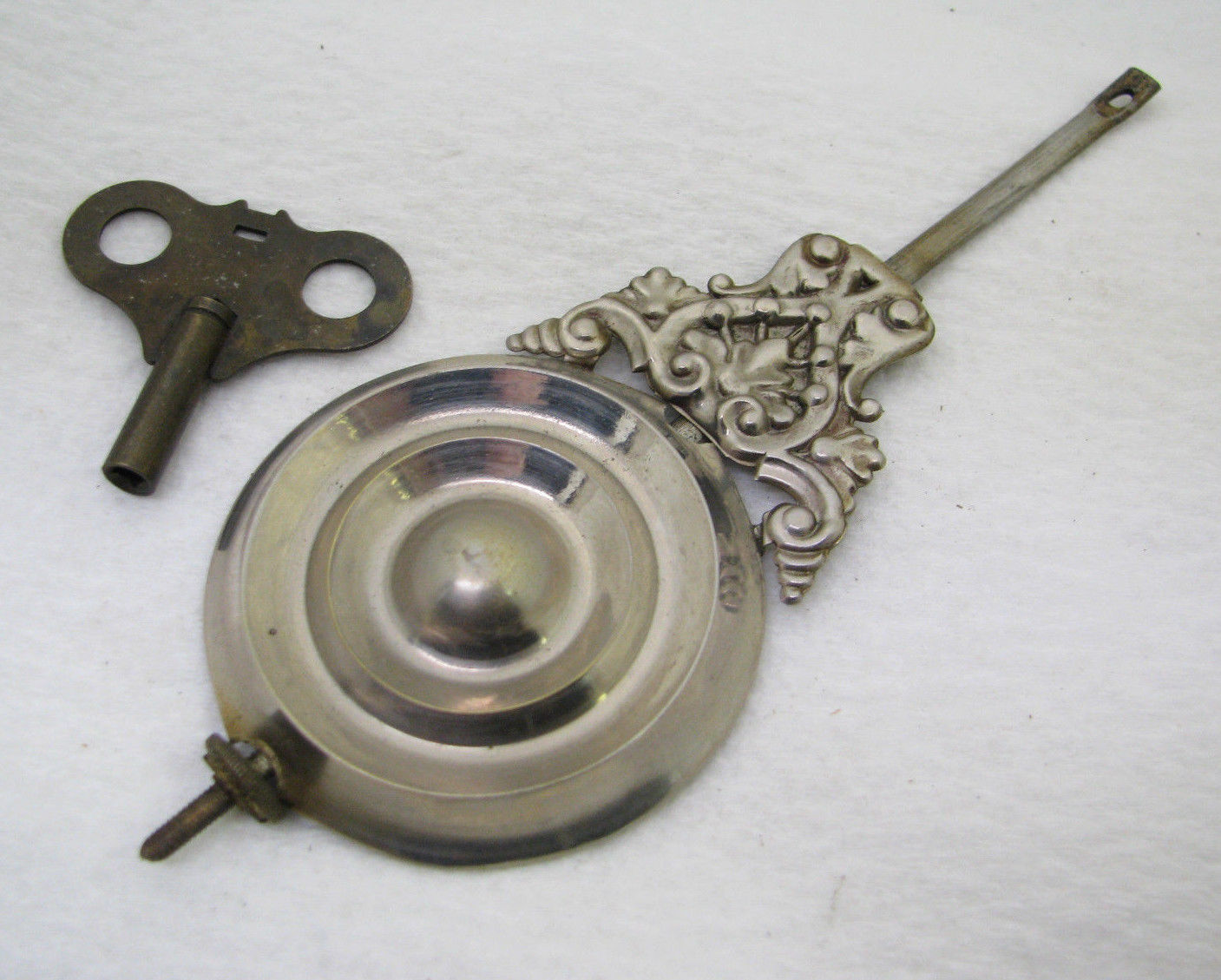 ANTIQUE KITCHEN CLOCK PENDULUM & KEY PARTS REPAIR Antique Price