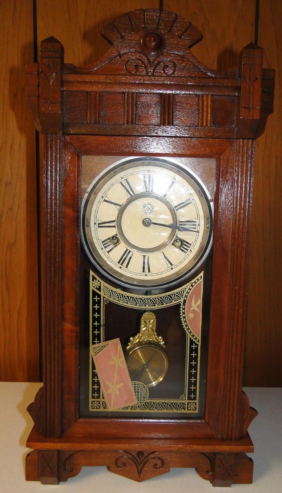 Antique New Haven 8 Day Pendulum Mantel Clock Antique Price Guide