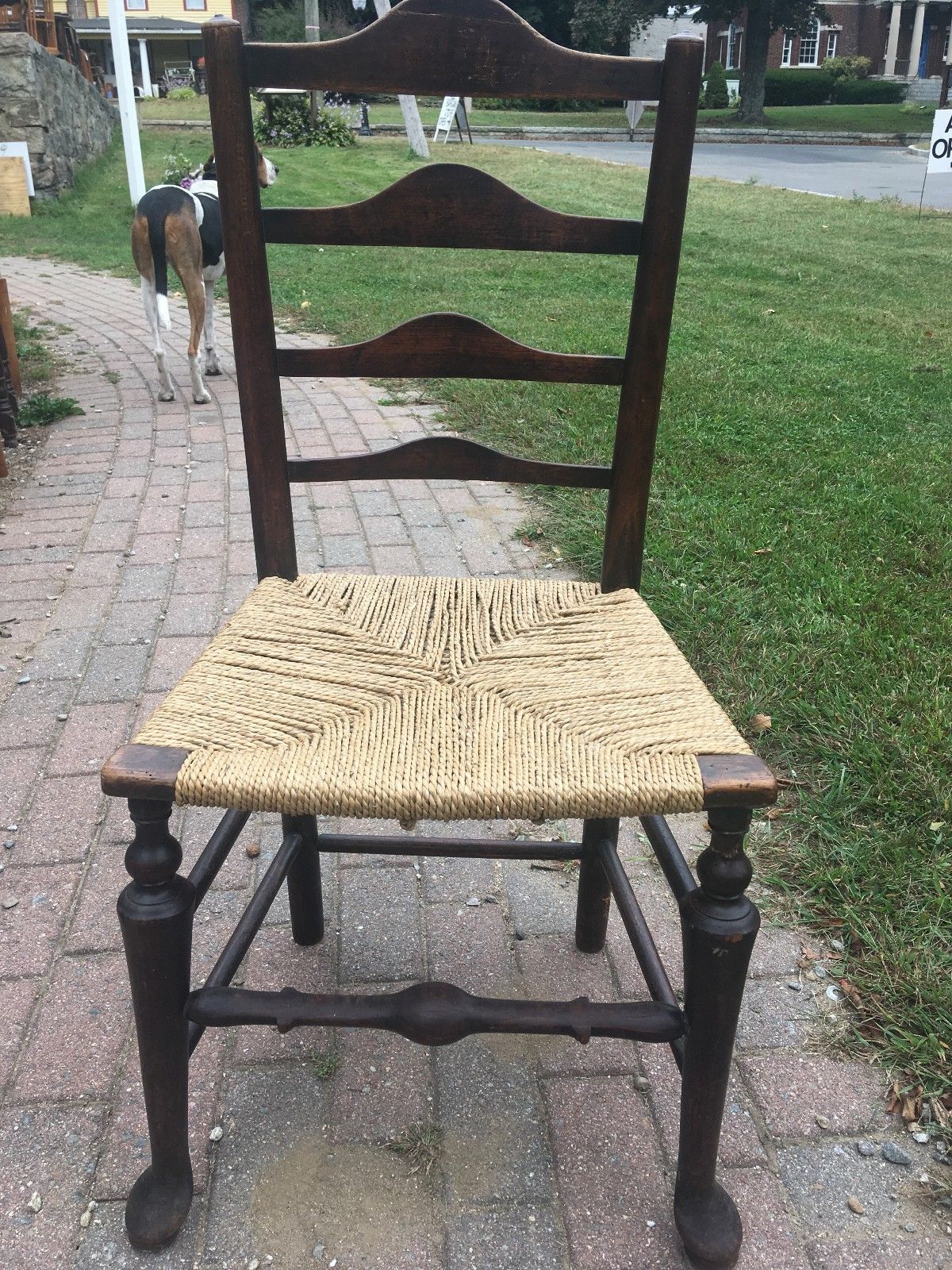 Antique Ladder Back Chair Antique Price Guide Details Page