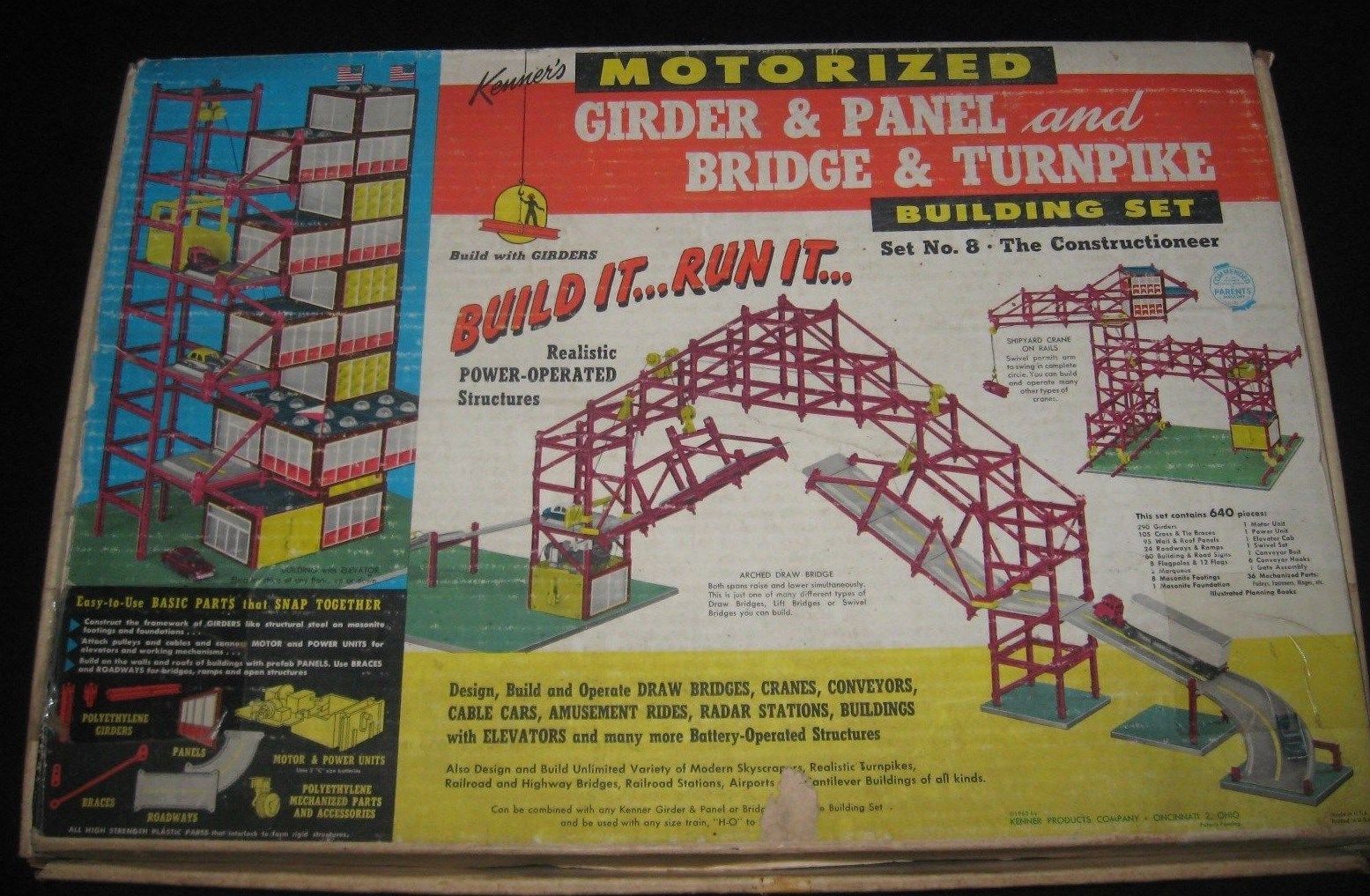 kenner bridge and turnpike building set