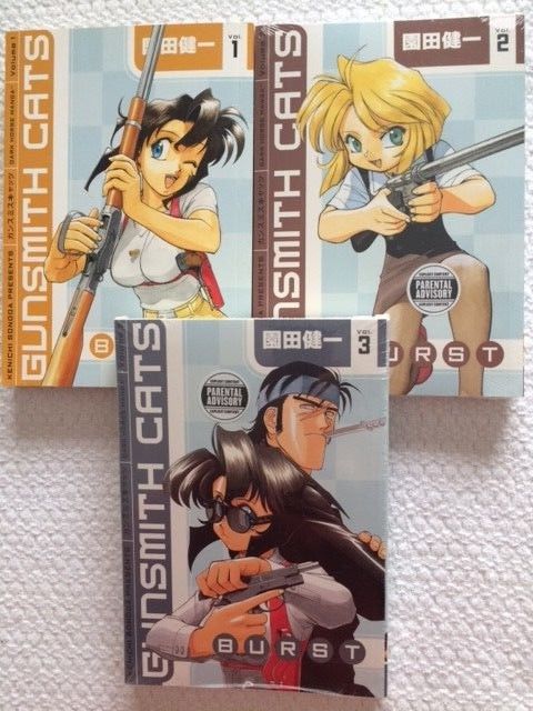 Gunsmith Cats Burst Vol 1 2 3 Kenichi Sonoda 1st Ed 1st P 3 New Dh Manga Antique Price Guide Details Page Gunsmith Cats Burst Vol 1 2 3 Kenichi Sonoda 1st Ed 1st P 3 New Dh Manga Antique Price Guide Details Page