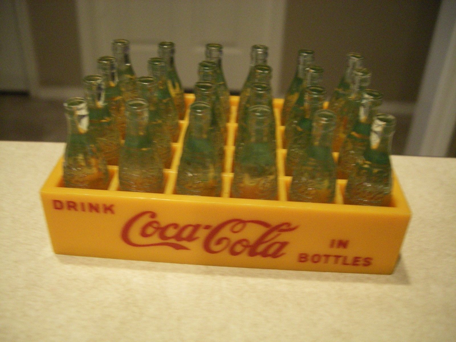 mini plastic coke bottles