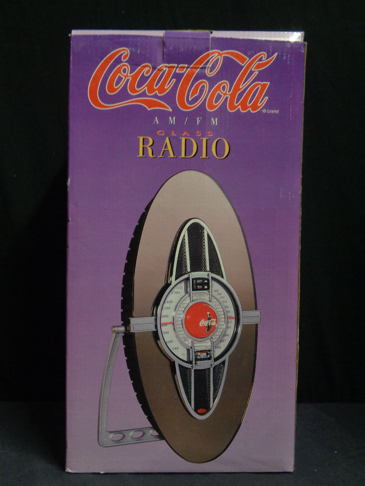 Coca Cola Brand Am Fm Glass Radio Very Nice Coke Collectible In Original Box Antique Price