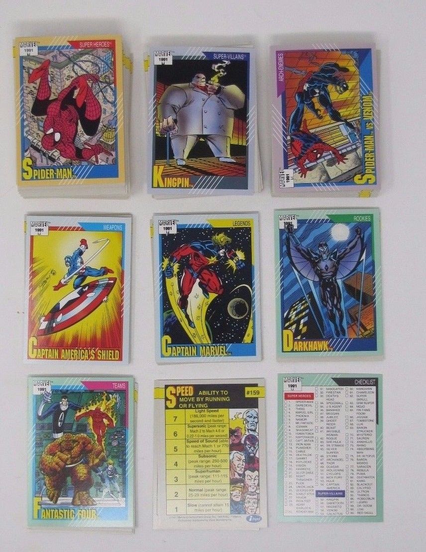 1991 Impel Marvel Universe Series 2 Trading Cards