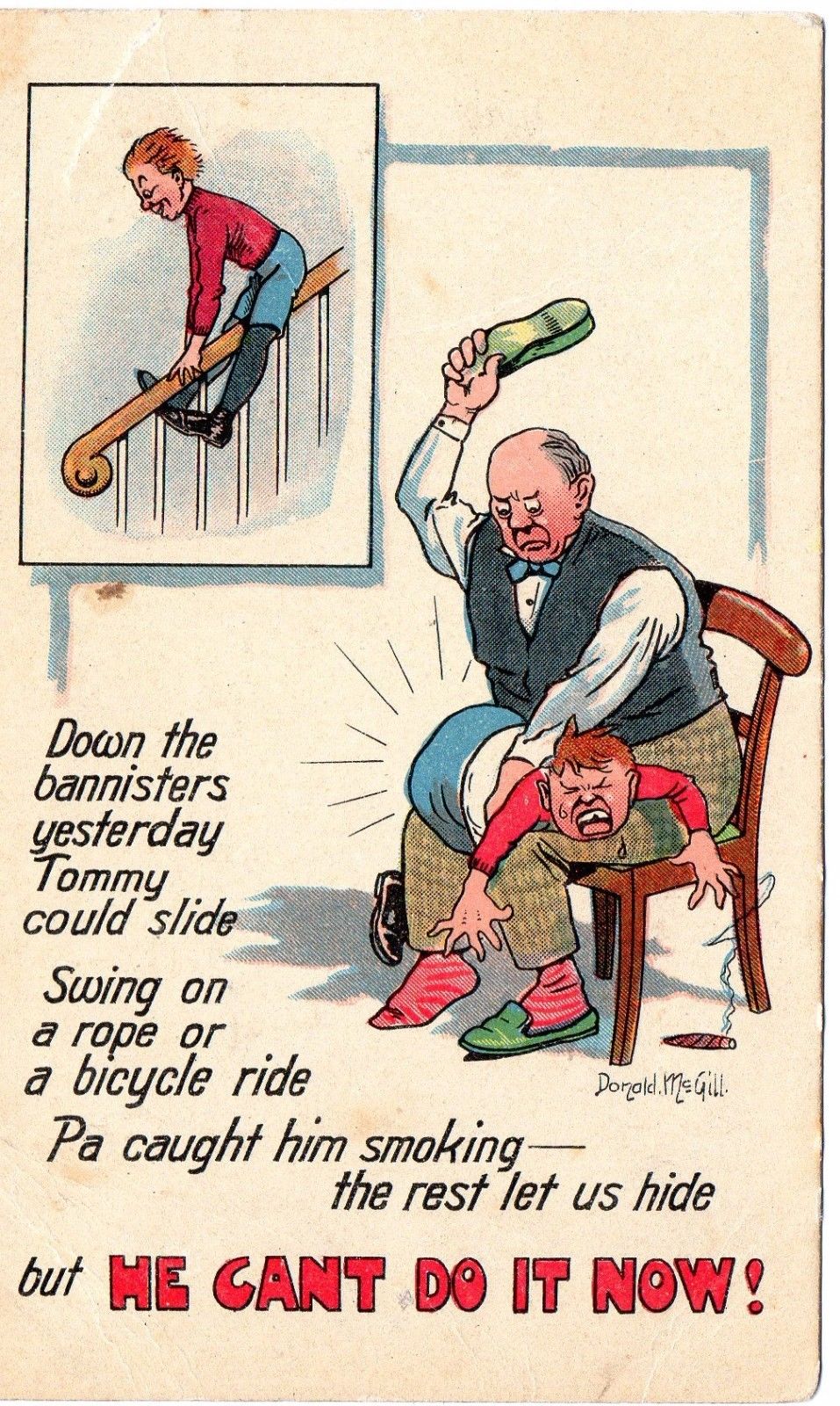 Dad Spanks Son
