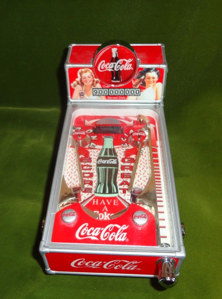 Coca Cola Pinball Machine Bank Antique Price Guide Details Page