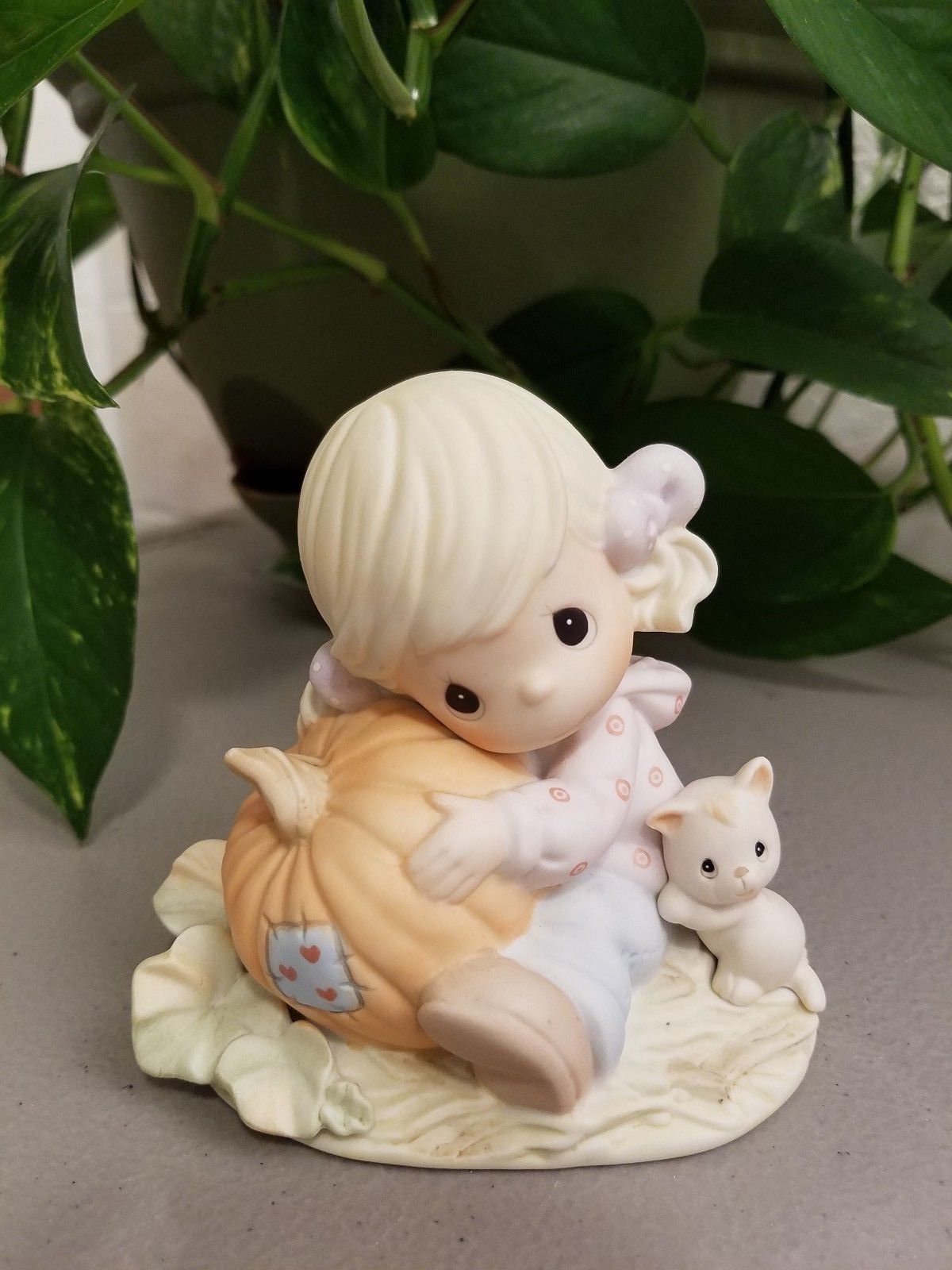 PRECIOUS MOMENTS YOU RE PURR FECT PUMPKIN 0000367 EXTREMELY RARE 