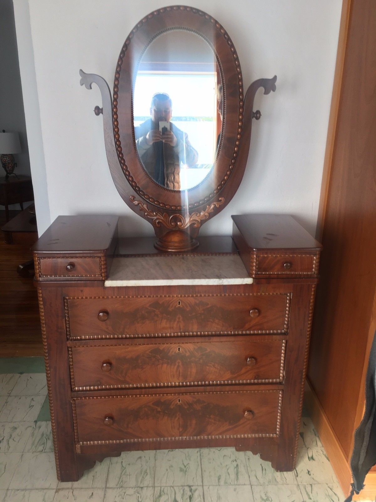 Amazing Eastlake Furniture Price Guide Part - 16: Victorian Eastlake Antique 19th Century Dresser With Mirror Amazing Eastlake Furniture Price Guide Part - 16: Victorian Eastlake Antique 19th Century Dresser With Mirror