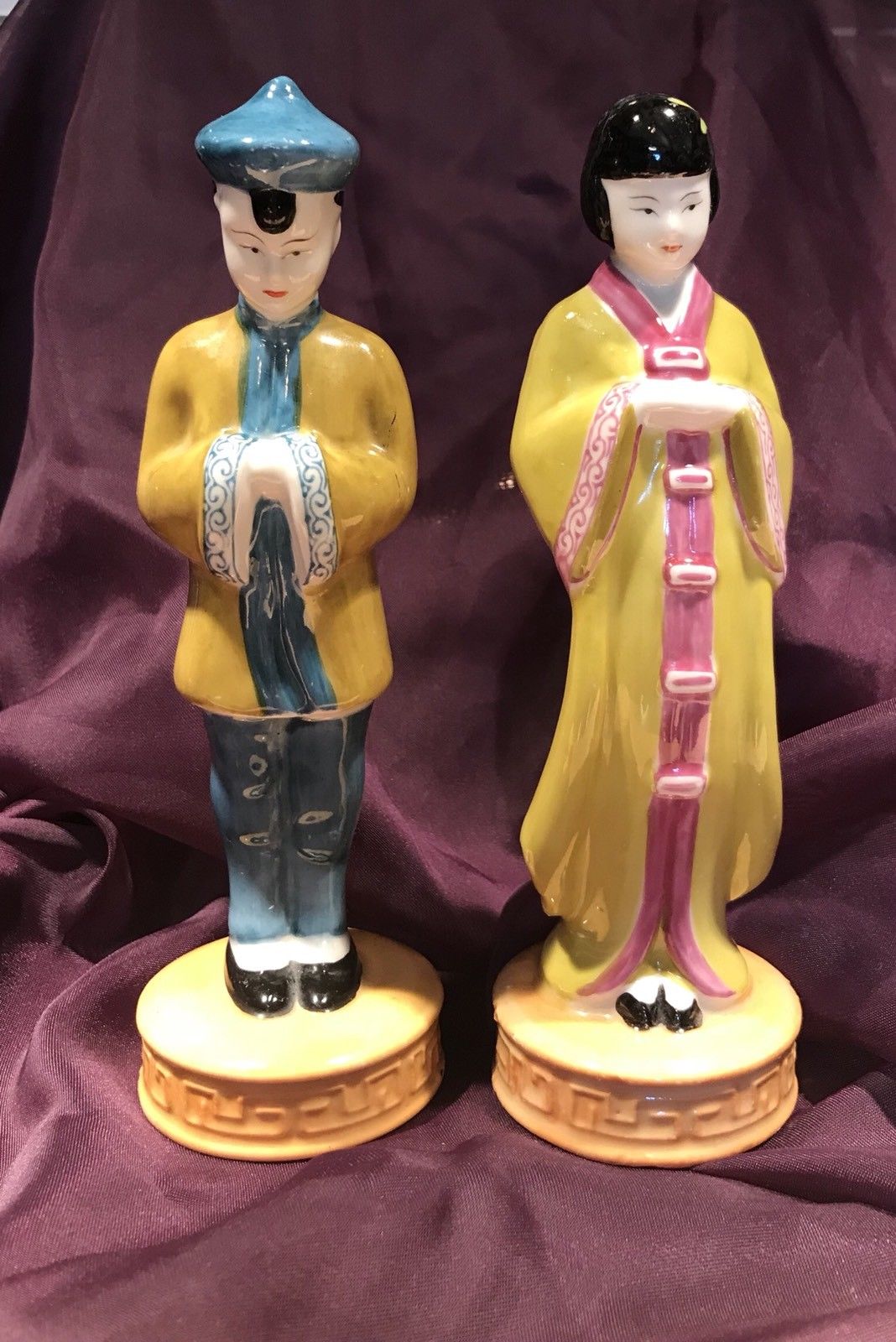 Japanese Moriyama Female Figurines Set Of Made In Occupied Japan | My